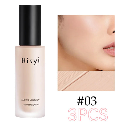 Liquid Foundation – Natural Lightweight Face Cream, Flawless Coverage, Conceals Blemishes, Non-Cakey Makeup Base