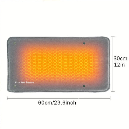 Graphene Quick-Heating Pad – Adjustable Temp & Timer, USB-Powered for Instant Comfort