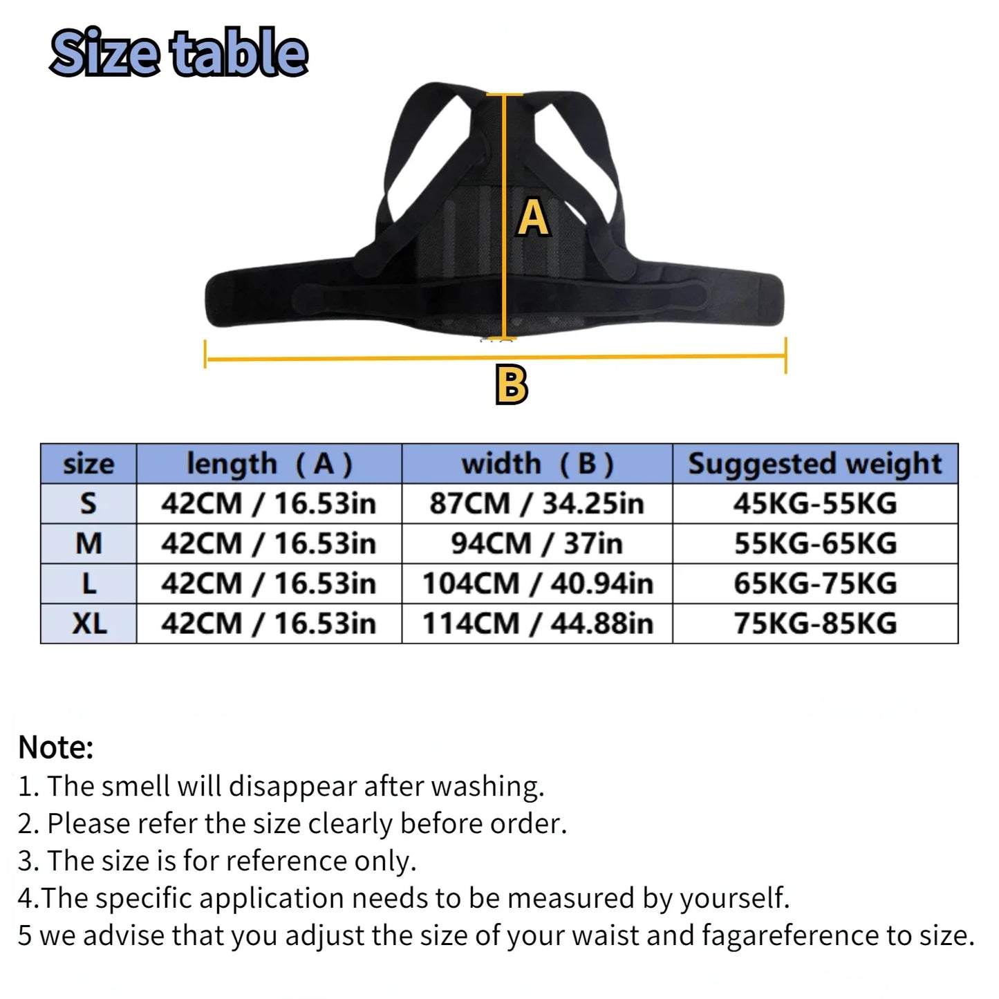 Posture Corrector Back Brace – Fully Adjustable Orthopedic Straps
