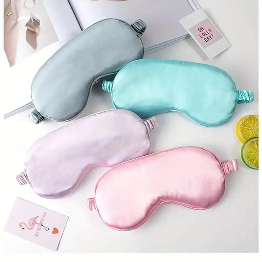 Double-sided Imitation Silk Breathable Light-Blocking Eye Mask