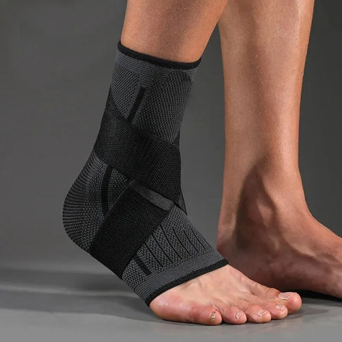 Adjustable Compression Ankle Support – Sports Ankle Brace for Running, Hiking & Basketball