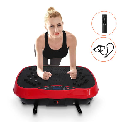 Portable Fat-Burning Vibration Plate Platform – Whole Body Workout Shaping Machine for Home Fitness