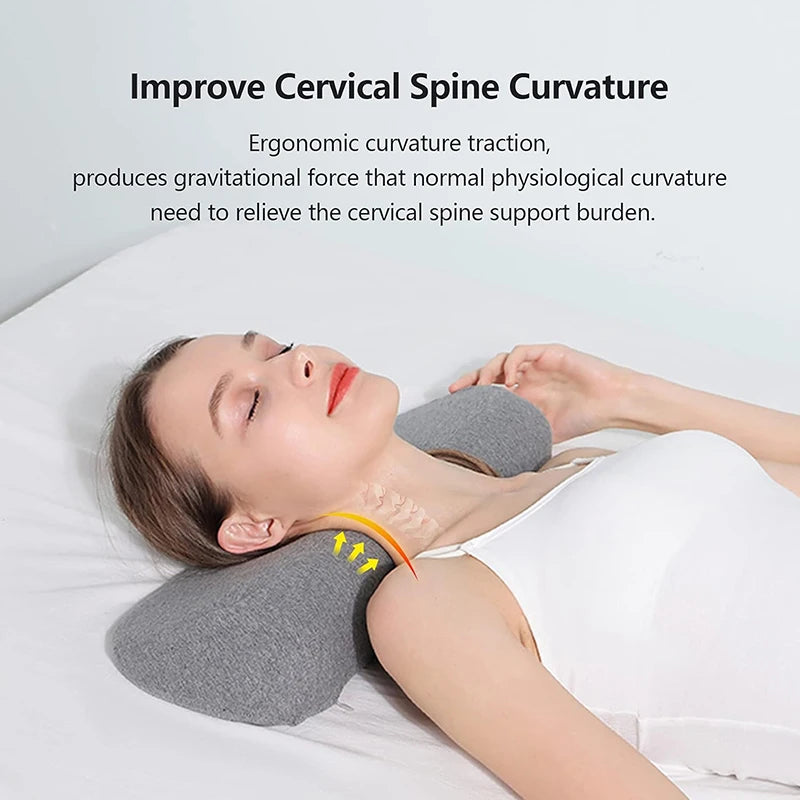 CerviContour™ Orthopedic Memory Foam Pillow – Ergonomic Neck Support for Pain-Free, Restful Sleep