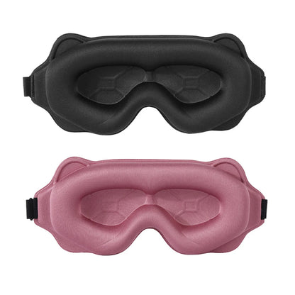 3D Sleep Mask – Blackout Eye Mask for Sleeping, Soft Breathable Travel Eyeshade & Night Sleep Aid