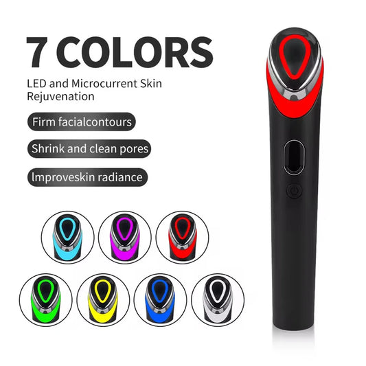 Age-R Booster Pro™ 7 Colors EMS Microcurrent Facial Massager – Anti-Wrinkle Lifting & Skin Rejuvenation Beauty Device