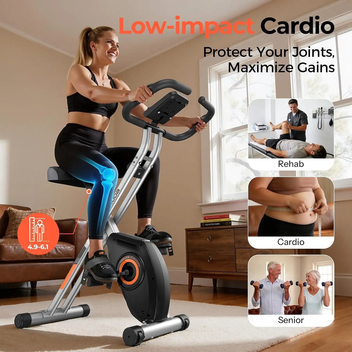 FlexiRide™ Folding Exercise Bike