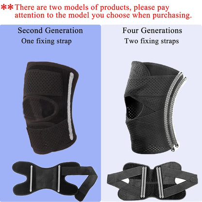 Sports Kneepad – Pressurized Elastic Knee Support Brace for Joint Protection, Fitness, Volleyball & Sports