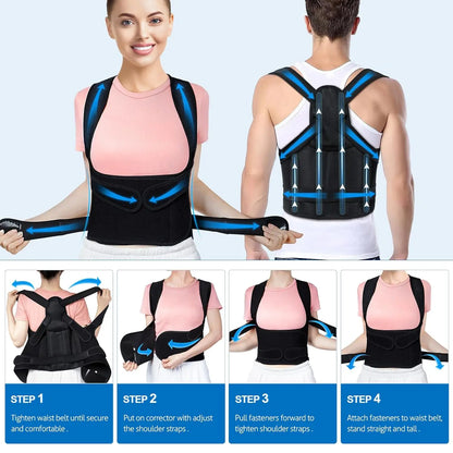 SpineAlign™ Full Back Posture Corrector