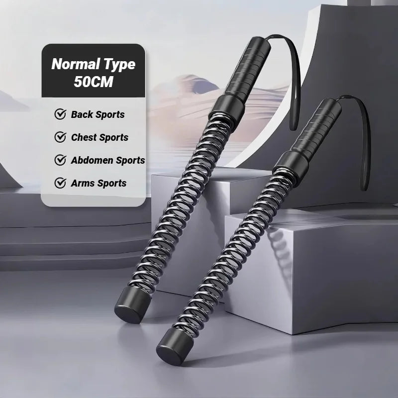 Stainless Steel Spring Arm Expander Bar – Ergonomic Strength Training Grip for Biceps, Triceps & Muscle Growth