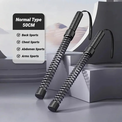 Stainless Steel Spring Arm Expander Bar – Ergonomic Strength Training Grip for Biceps, Triceps & Muscle Growth