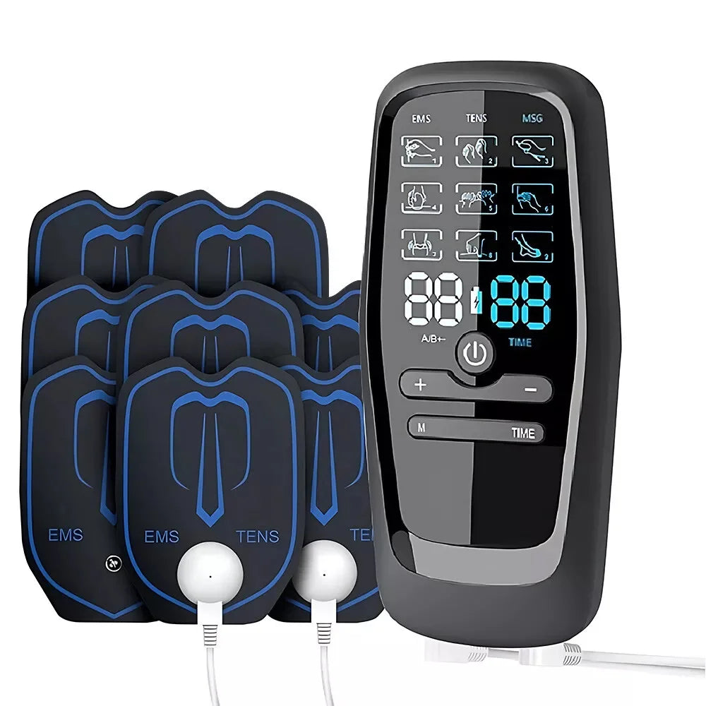 PulsePro™ TENS Unit & EMS Muscle Stimulator – Electric Pulse Massager for Pain Relief Therapy