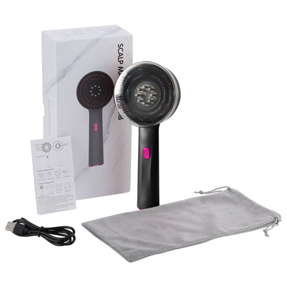 Electric Hair Regrowth Brush – Infrared Light Scalp Massager Comb for Hair Loss Prevention & Circulation Boost