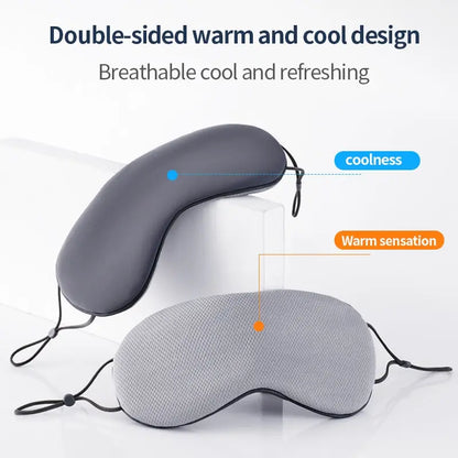 Zorelie.co double-sided hot and cold sleep mask with breathable warm and cool design