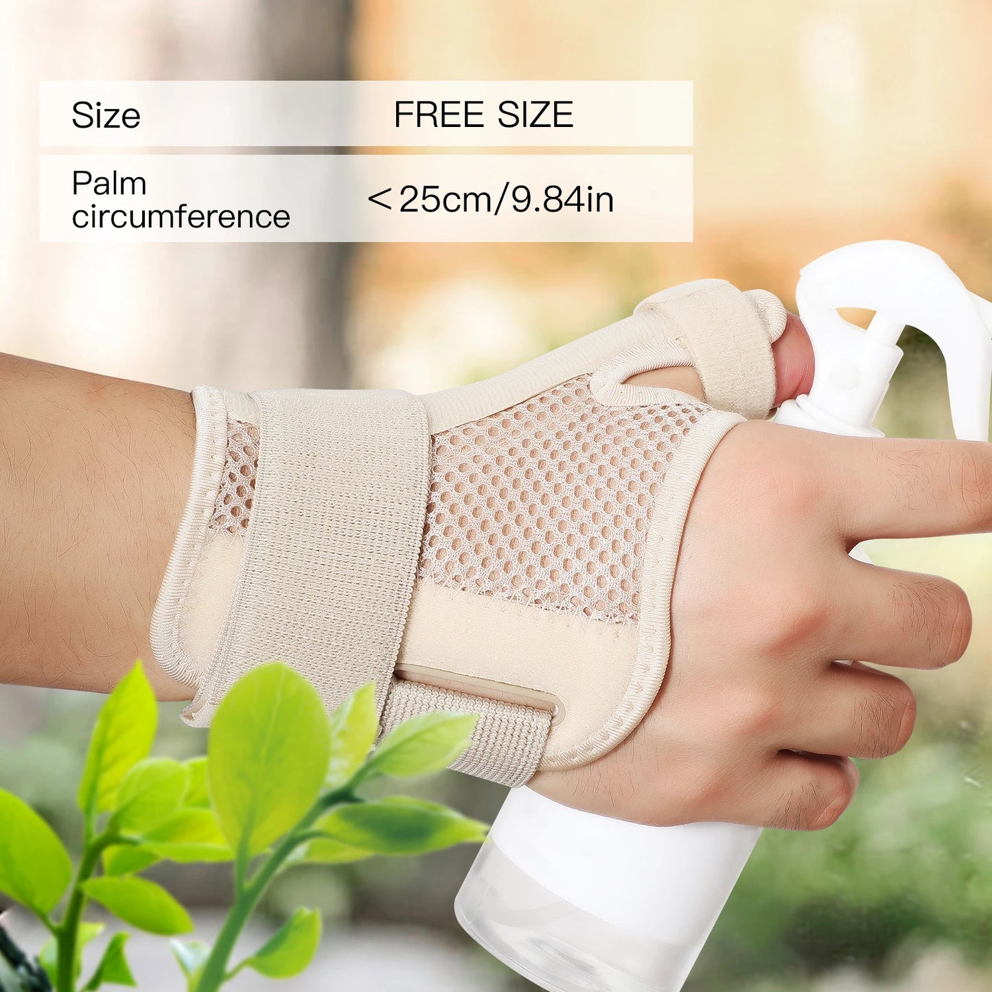 Flexible Breathable Thumb & Wrist Support Brace