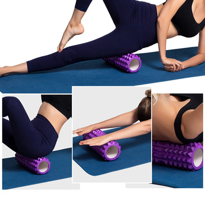 Foam Massage Roller – Hollow Yoga Column for Deep Tissue Massage, Fitness, & Physical Therapy
