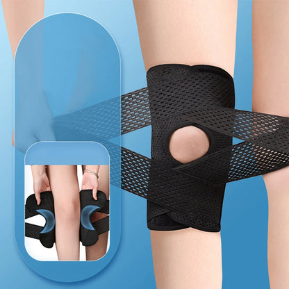 Sports Kneepad – Pressurized Elastic Knee Support Brace for Joint Protection, Fitness, Volleyball & Sports