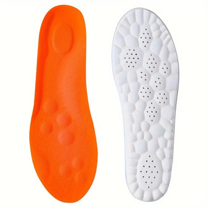 High Elasticity Latex Sport Insoles – Soft Orthotic Arch Support Shoe Pads, Breathable & Deodorant Inserts