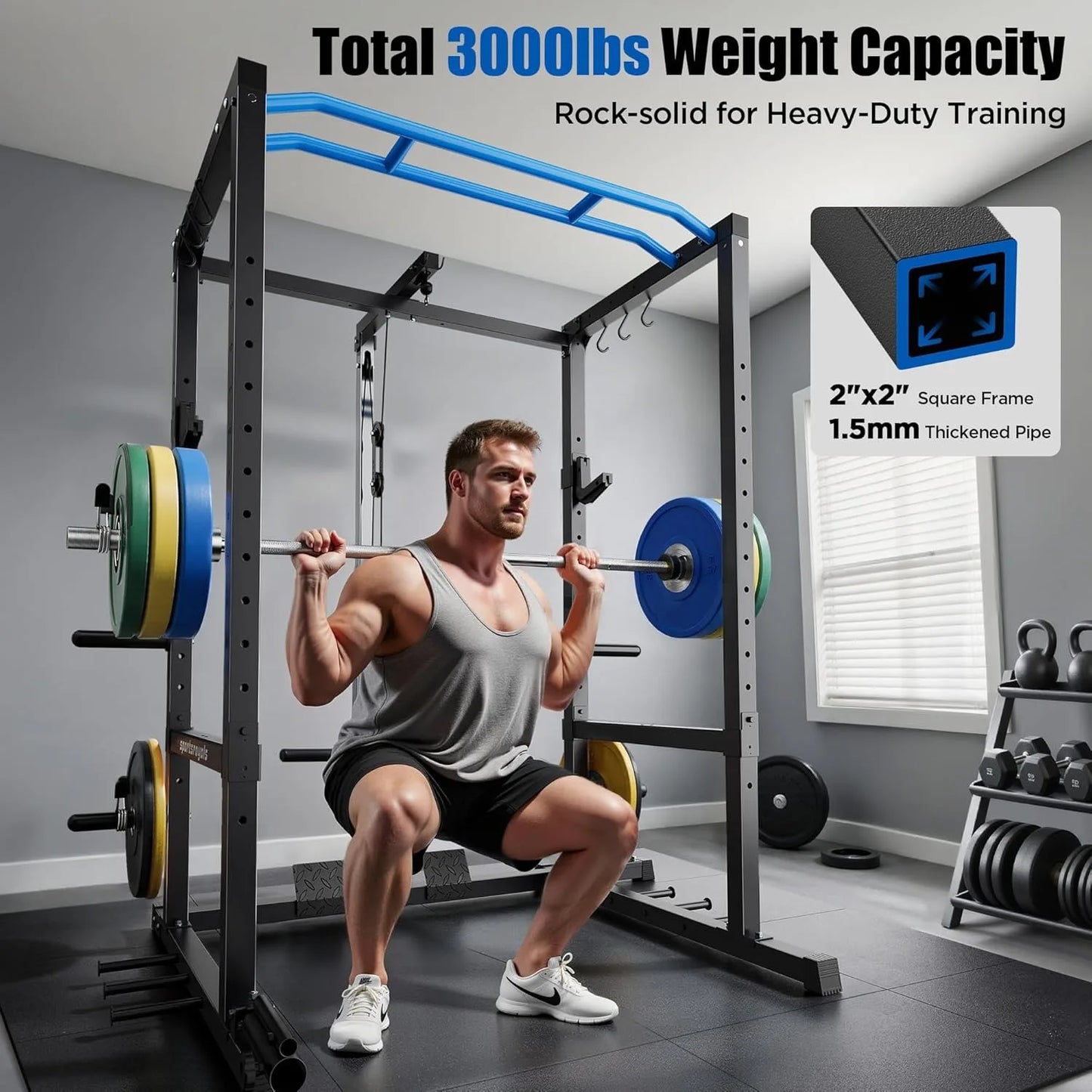 TitanForge™ 1600 lb Multi-Function Power Cage