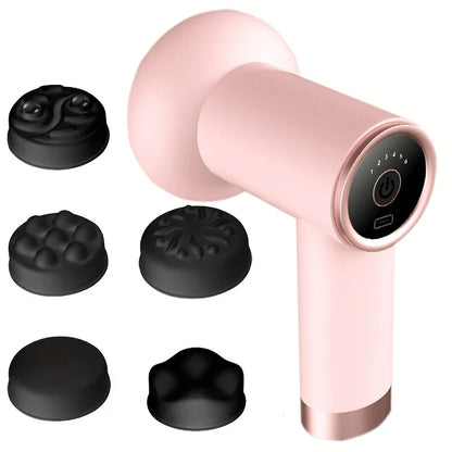 GlowSculpt™ Wireless Slimming Massage Gun – Deep Vibration Therapy with Fat-Pushing Action & Rechargeable Design