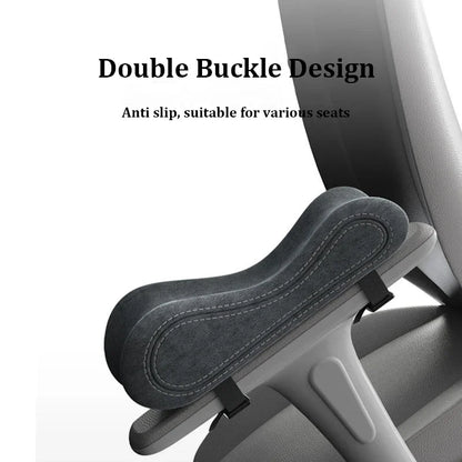 Memory Foam Armrest Pads – 1 Pair Chair Armrest Cushions for Elbow & Forearm Pressure Relief (Home & Office Use)