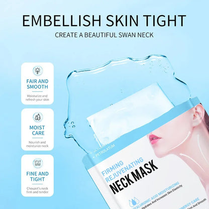 Hyaluronic Acid Collagen Neck Mask – Firming & Moisturizing Anti-Aging Skincare