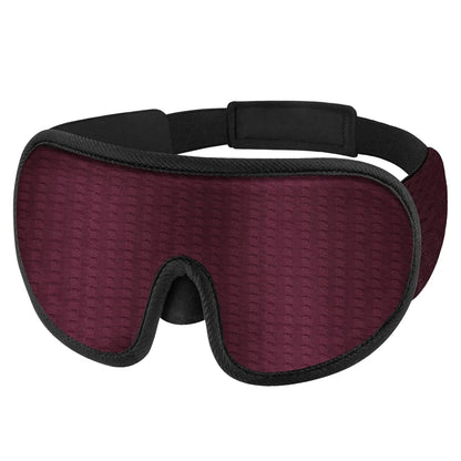 WELLVY 3D Contoured Sleep Mask – 100% Light Blocking, Ultra-Soft, Breathable Eye Mask for Deep Sleep, Travel & Relaxation