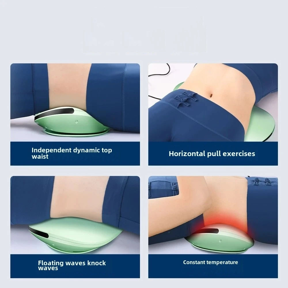 JAIYORL™ Electric Lumbar Traction Massager – Heated Back Support with Vibration & Spine Alignment