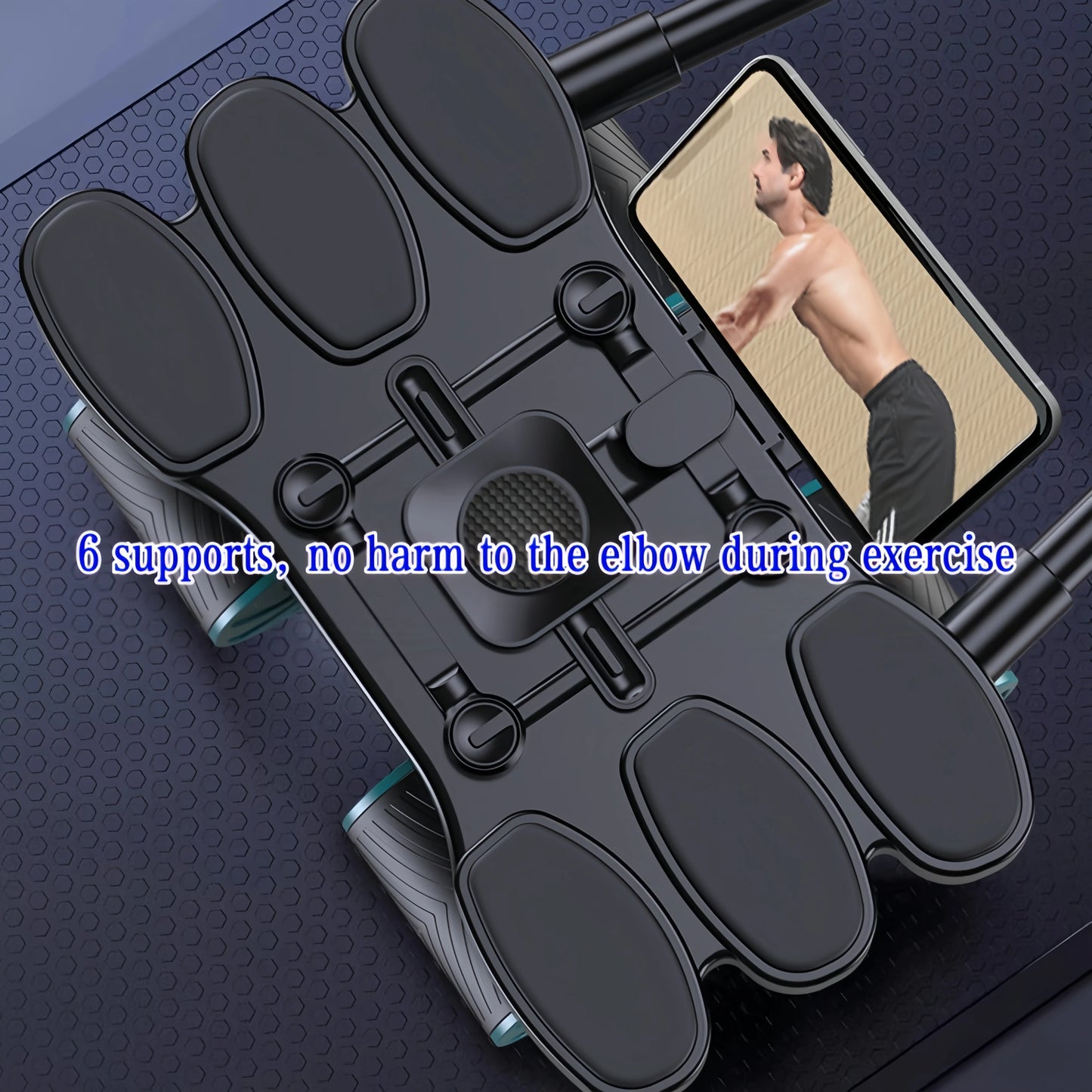 CoreGlide™ Silent Automatic Rebound Abdominal Wheel – Dual-Wheel Core & Waist Trainer