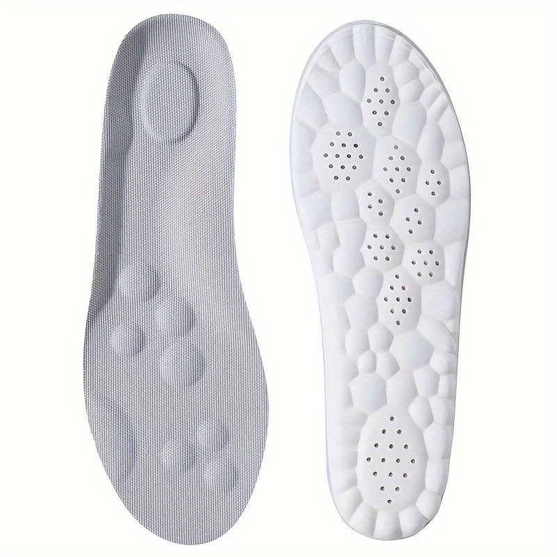 High Elasticity Latex Sport Insoles – Soft Orthotic Arch Support Shoe Pads, Breathable & Deodorant Inserts