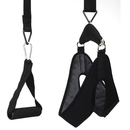 Over Door Cervical Traction Device – Adjustable Neck Stretcher Brace with Cushion Belt for Pain Relief & Spine Alignment