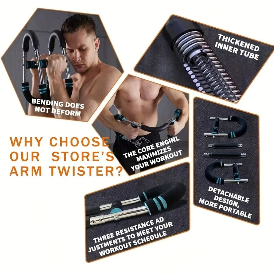 Adjustable Arm & Wrist Strength Trainer – High-Quality Chest Expander for Shoulder, Arm & Chest Workouts