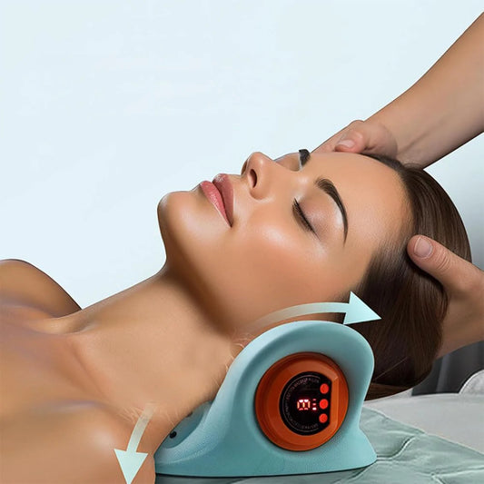 Electric Finger-Pressure Neck & Shoulder Massage Pillow