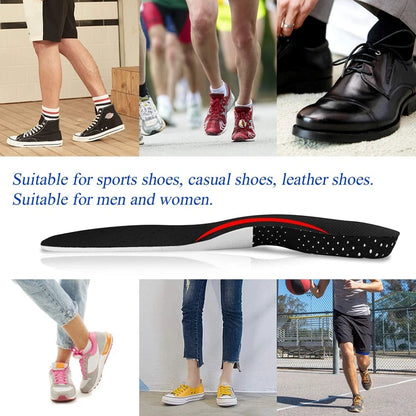 Orthopedic Memory Foam Insoles – Gel Cushion Arch Support Shoe Inserts for Men & Women
