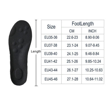 High Elasticity Latex Sport Insoles – Soft Orthotic Arch Support Shoe Pads, Breathable & Deodorant Inserts