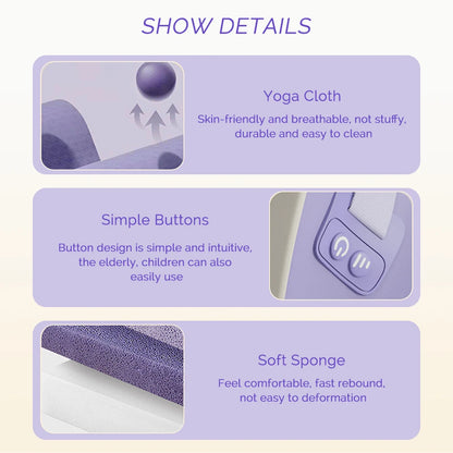 Foreverlily 6D Rechargeable Neck & Shoulder Massage Pillow – Ergonomic Kneading Cervical Massager for Back, Waist & Legs