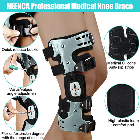 Unloader Knee Brace – Adjustable Support for Arthritis Pain, Osteoarthritis, Cartilage Defect & Avascular Necrosis Relief