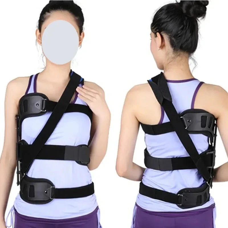 Fixed Spinal Brace – Aluminium Alloy Back Straightener, Breathable Scoliosis Corrector