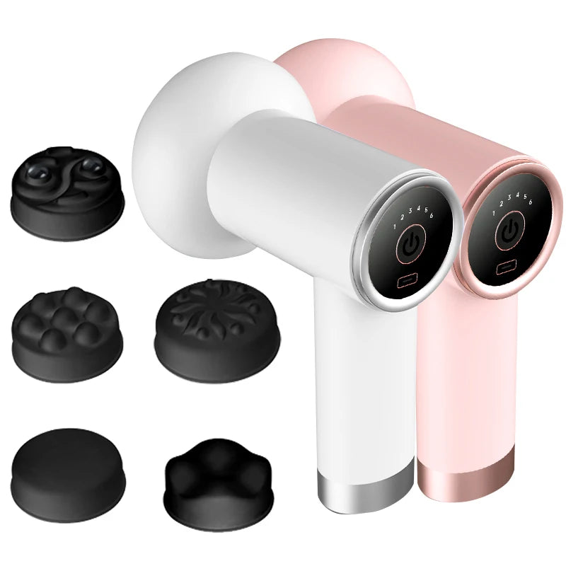 GlowSculpt™ Wireless Slimming Massage Gun – Deep Vibration Therapy with Fat-Pushing Action & Rechargeable Design