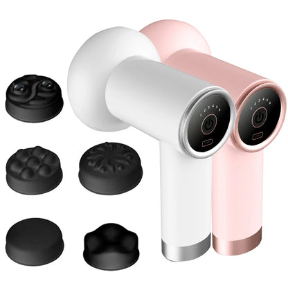GlowSculpt™ Wireless Slimming Massage Gun – Deep Vibration Therapy with Fat-Pushing Action & Rechargeable Design