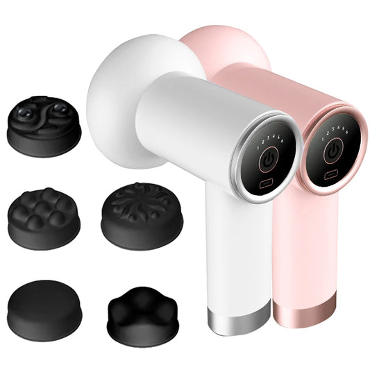 GlowSculpt™ Wireless Slimming Massage Gun – Deep Vibration Therapy with Fat-Pushing Action & Rechargeable Design