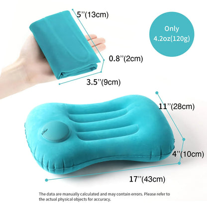 Ultra-Soft Portable Inflatable Pillow