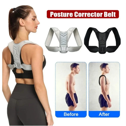 Adjustable Back & Shoulder Posture Corrector – Clavicle Spine Support Brace for Neck, Upper Back & Posture Alignment
