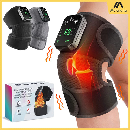 Multifunction Heated Knee & Joint Massager – Vibration Therapy Pad for Knee, Elbow & Shoulder Support