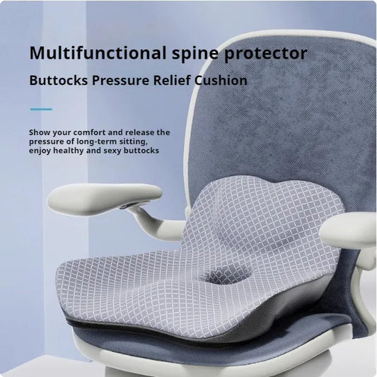Coccyx Memory Foam Orthopedic Seat Cushion