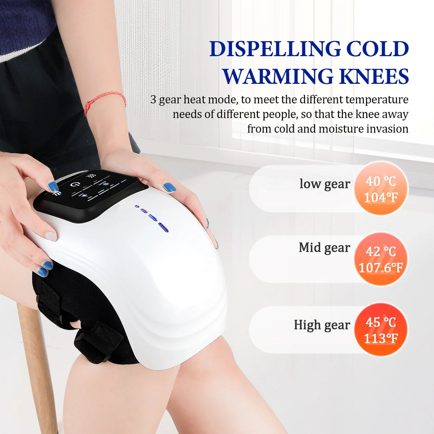 Smart Knee Massager – Vibration & Air Pressure Therapy