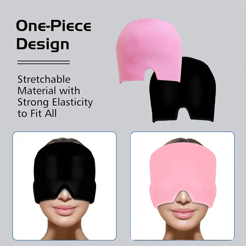 Gel Ice Migraine Relief Hat