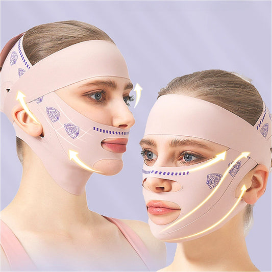Face Slimming Bandage V Line Shaper – Chin and Cheek Lift Belt with Anti-Wrinkle Strap