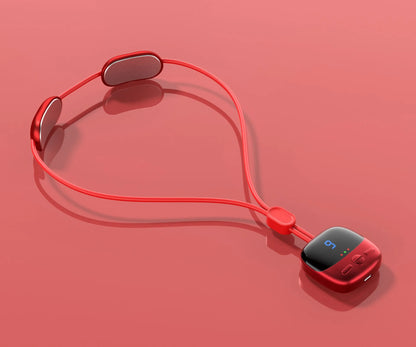 Mini Smart Hanging Neck Massager – Cervical Spine Relief with Heat & Portable Vibration Therapy