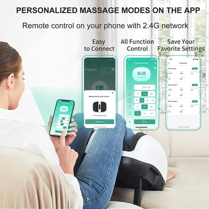 ReviSole™ Heated Shiatsu Foot Massager – Deep-Kneading Electric Roller Therapy for Calf, Muscle & Heel Pain Relief