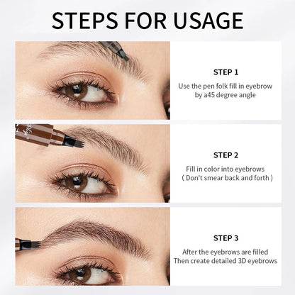 4-Prong Eyebrow Pencil